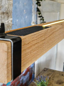 Balklamp boven en onder ledstrip